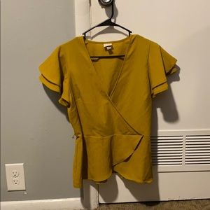 Target Mustard Yellow Blouse